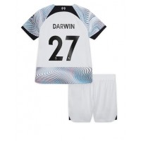 Liverpool Darwin Nunez #27 Fotballklær Bortedraktsett Barn 2022-23 Kortermet (+ korte bukser)